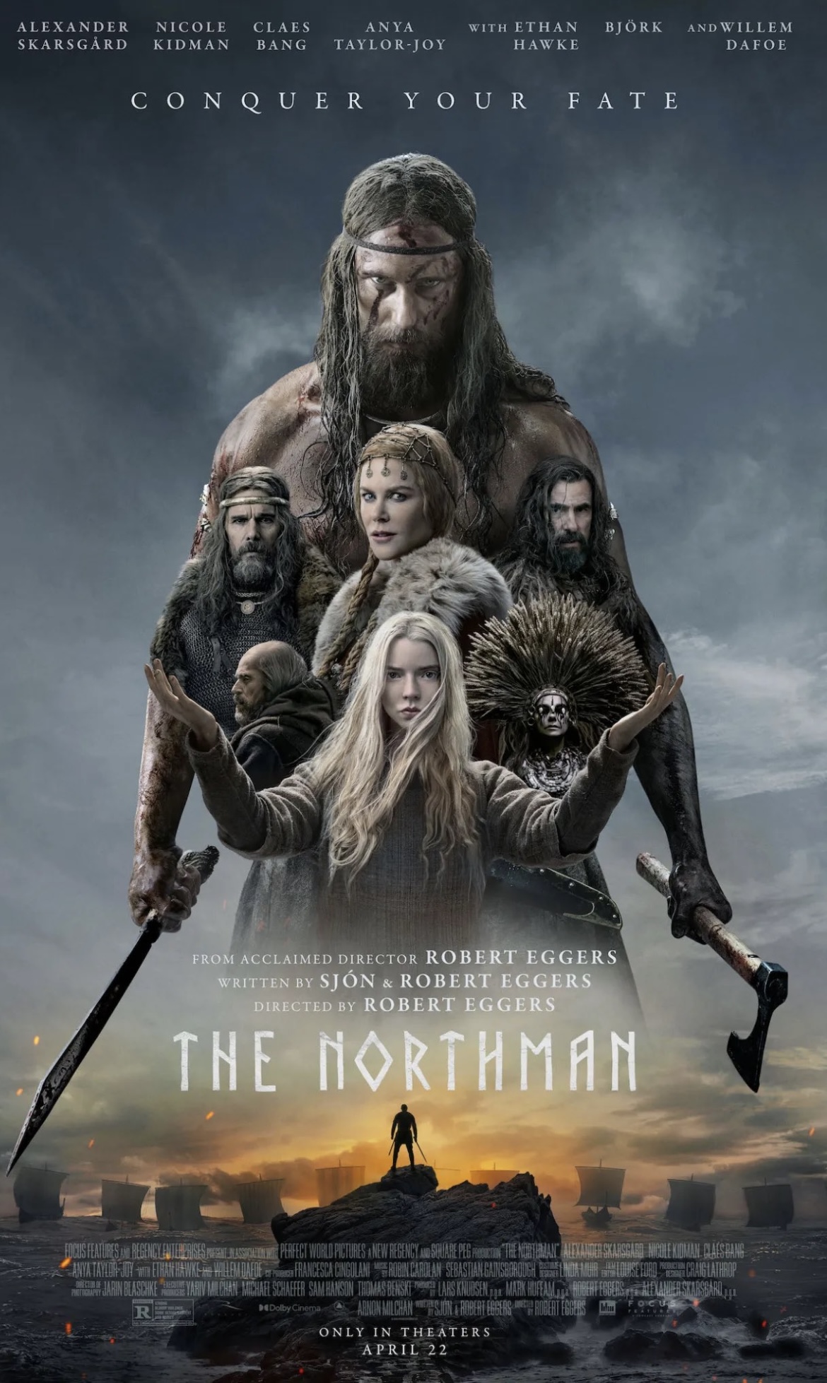 Novo trailer de 'The Northman', de Robert Eggers, é sombrio e violento